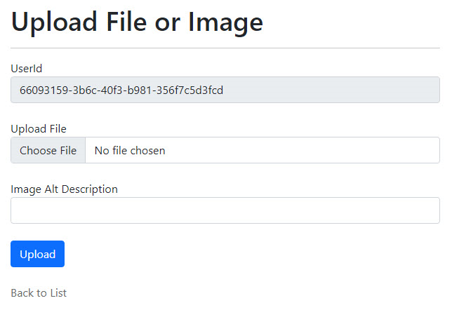 File Upload Interface